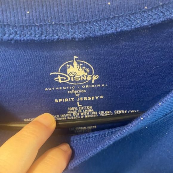 NWOT Walt Disney World Mickey Sorcerer Wish Blue 2020 Spirit Jersey Large LG - Picture 3 of 7